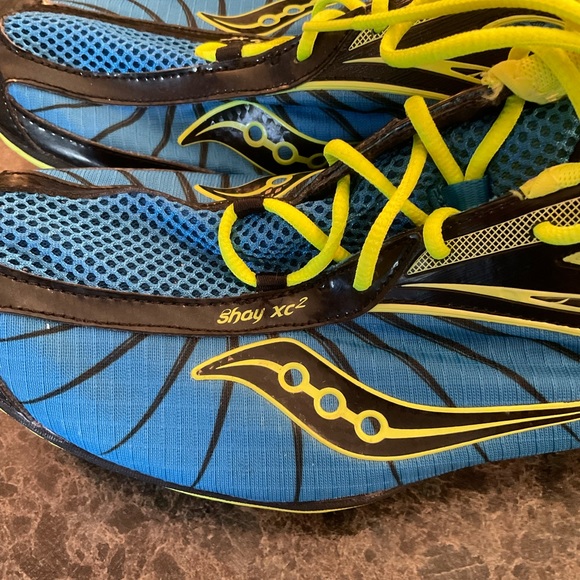 Men’s Saucony Shay XC2 Spike Track Shoes, Size 11 - Picture 4 of 9